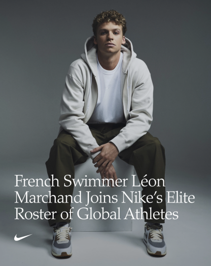 Léon marchand -Nike